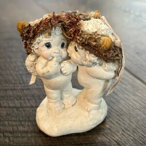 Dreamsicles Two Cherub Angels Kissing
